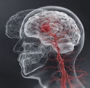 Инфографика с признаками и симптомами инсульта.